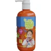 Natural Face & Fingerpaint Fles met Pompje - Oranje, 1L
