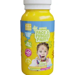 Natural Face & Fingerpaint Fles - Geel, 250ml