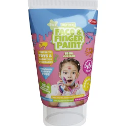 Natural Face & Fingerpaint Tube - Roze, 65ml