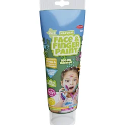 Natural Face & Fingerpaint Tube - Groen, 100ml