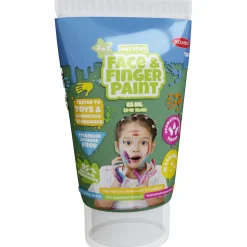 Natural Face & Fingerpaint Tube - Groen, 65ml