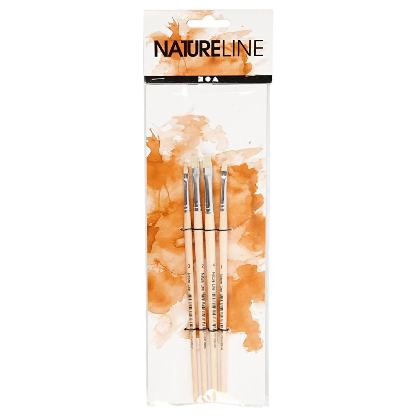 Nature Line Kwasten 00/1/2/4, 4st.