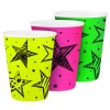 Neon Party Bekers, 6st.