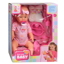 New Born Baby Drink- en Plaspop, 8dlg.