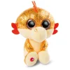 Nici Glubschis Pluchen Knuffel Draak Oranje Yo-Yo, 15cm