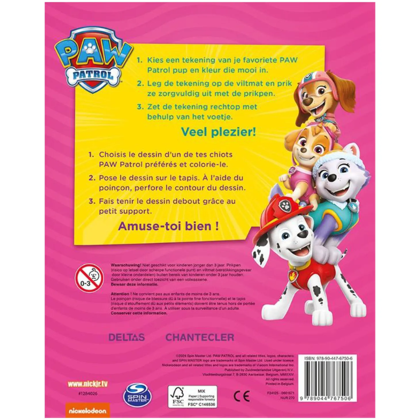 Nickelodeon PAW Patrol vriendenboek Roze
