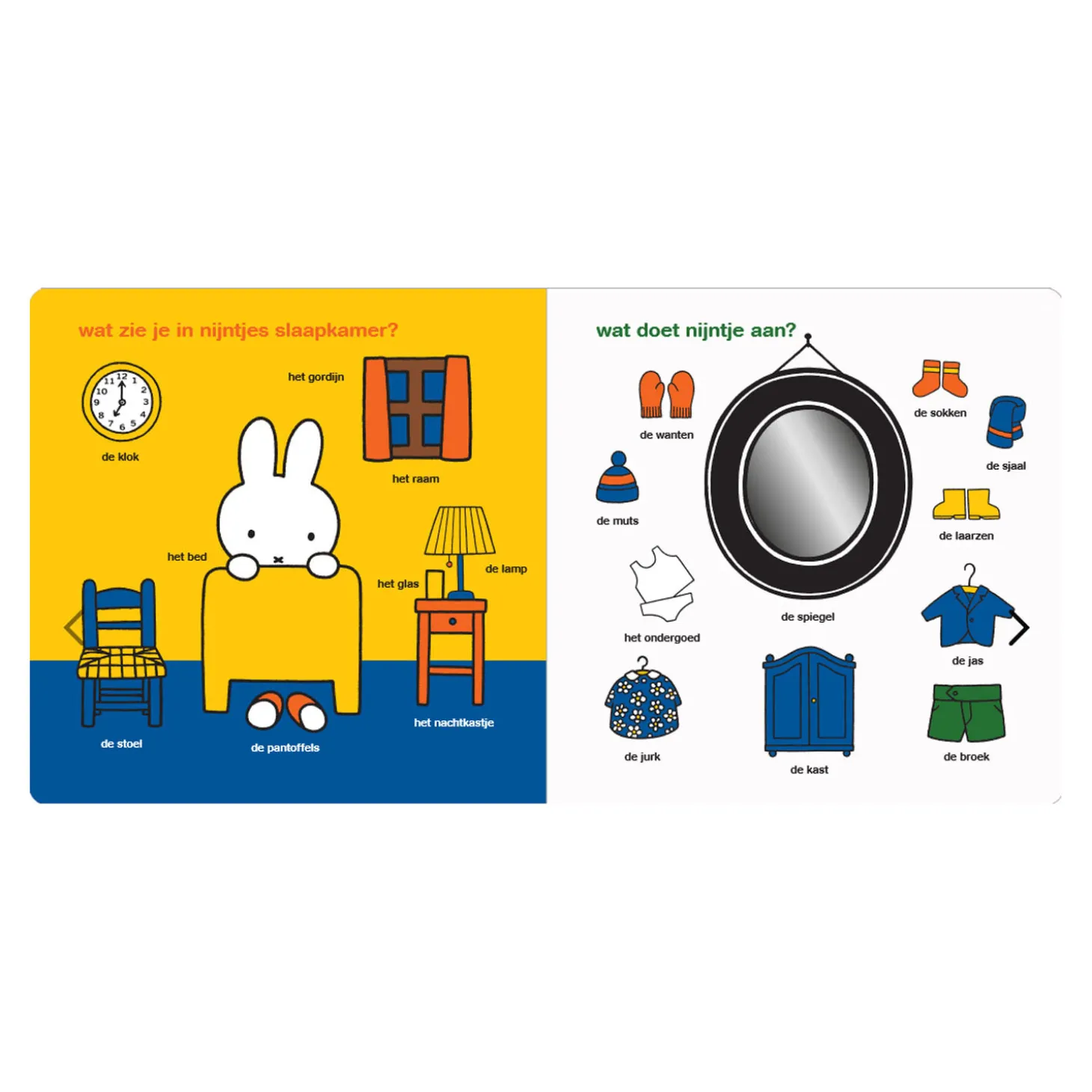 nijntje voelboek woordjes leren