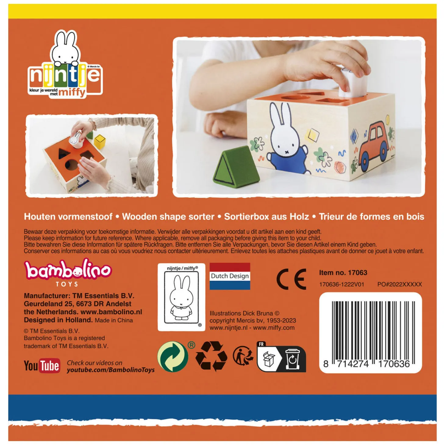 Nijntje Vormenstoof Hout