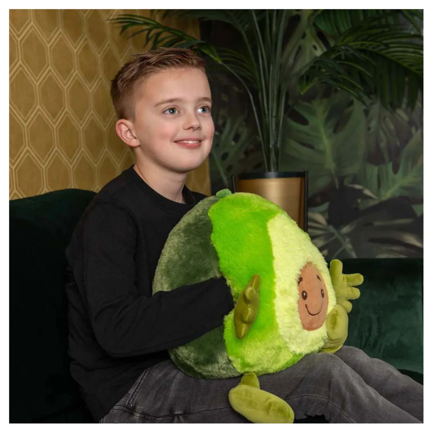 Noxxiez Handwarmer Knuffelkussen Advocado