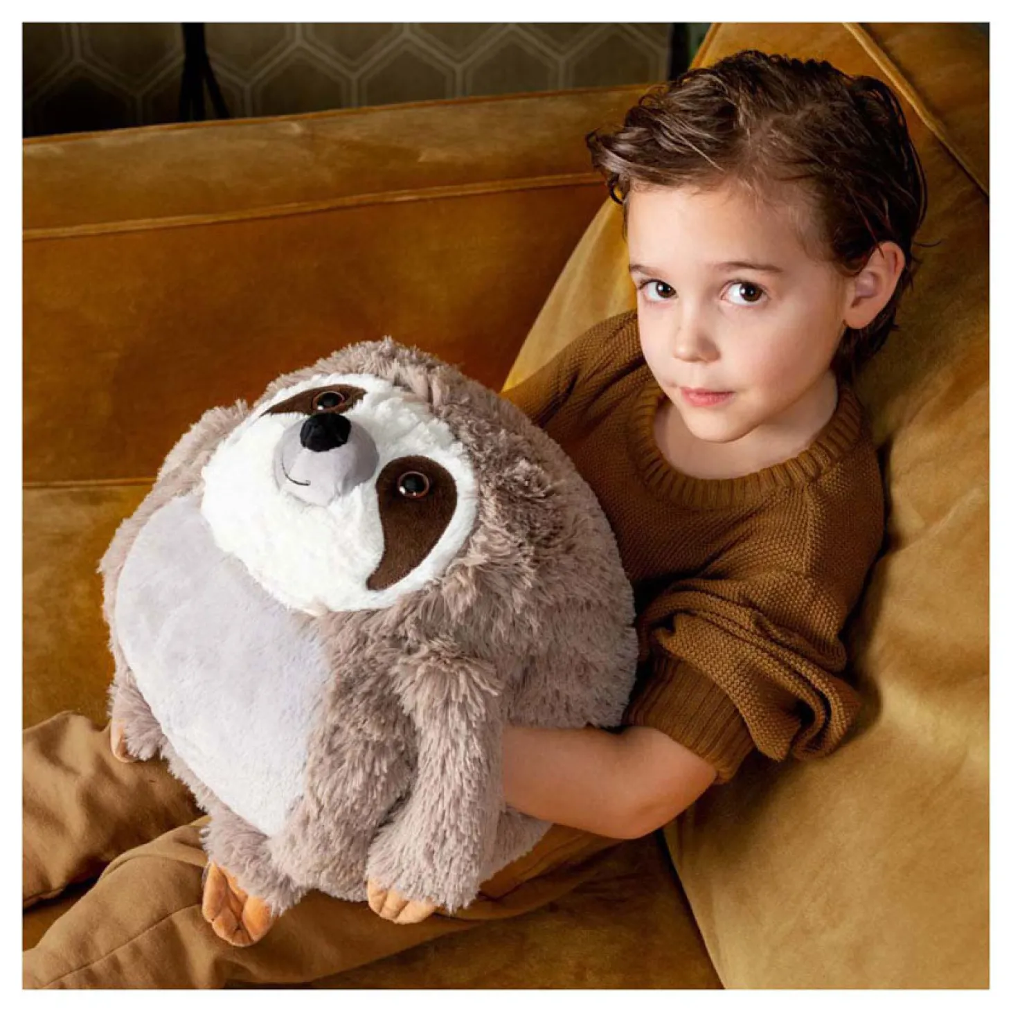 Noxxiez Handwarmer Knuffelkussen Luiaard