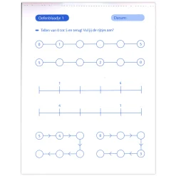 Oefenblaadjes Rekenen (6-7 J.) Eerste Trimester