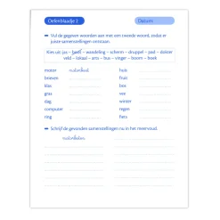 Oefenblaadjes Spelling (9-10j) Woordleer En Zinsontleding