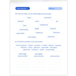 Oefenblaadjes  Woordleer Zinsontleding (10-11j)