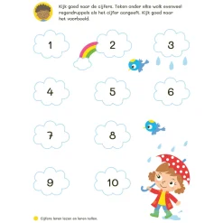 Oefenboek Afwasbaar Papier Leuke Telspelletjes (5-6 j.)