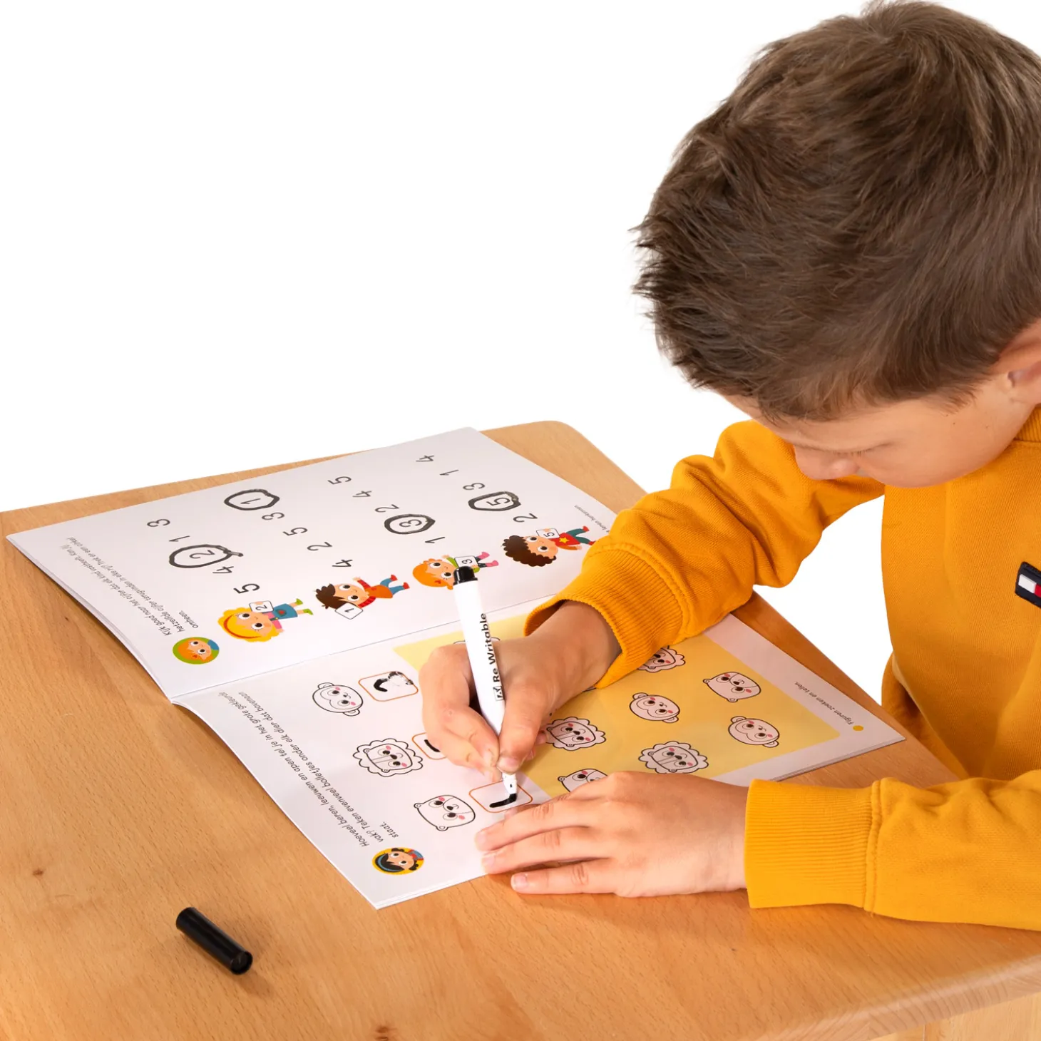 Oefenboek Afwasbaar Papier Leuke Telspelletjes (5-6 j.)