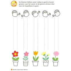 Oefenboek Afwasbaar Papier Leuke Schrijfspelletjes (5-6 j.)