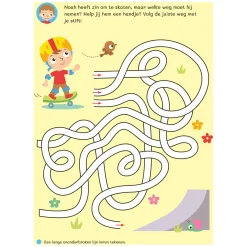 Oefenboek Afwasbaar Papier Leuke Schrijfspelletjes (5-6 j.)