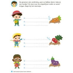 Oefenboek Afwasbaar Papier Eerste Schrijfspelletjes (4-5 j.)