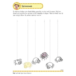 Oefenboek met Stickers - Eerste Schrijfspelletjes (5-6 jaar)