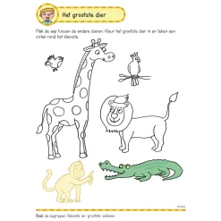 Oefenboek met Stickers - Eerste Telspelletjes (5-6 jaar)