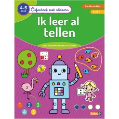Oefenboek met Stickers - Ik leer al Tellen (4-5 jaar)