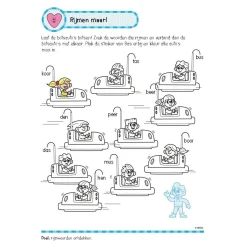 Oefenboek met Stickers - Leuke Leesoefeningen (6-7 jaar)