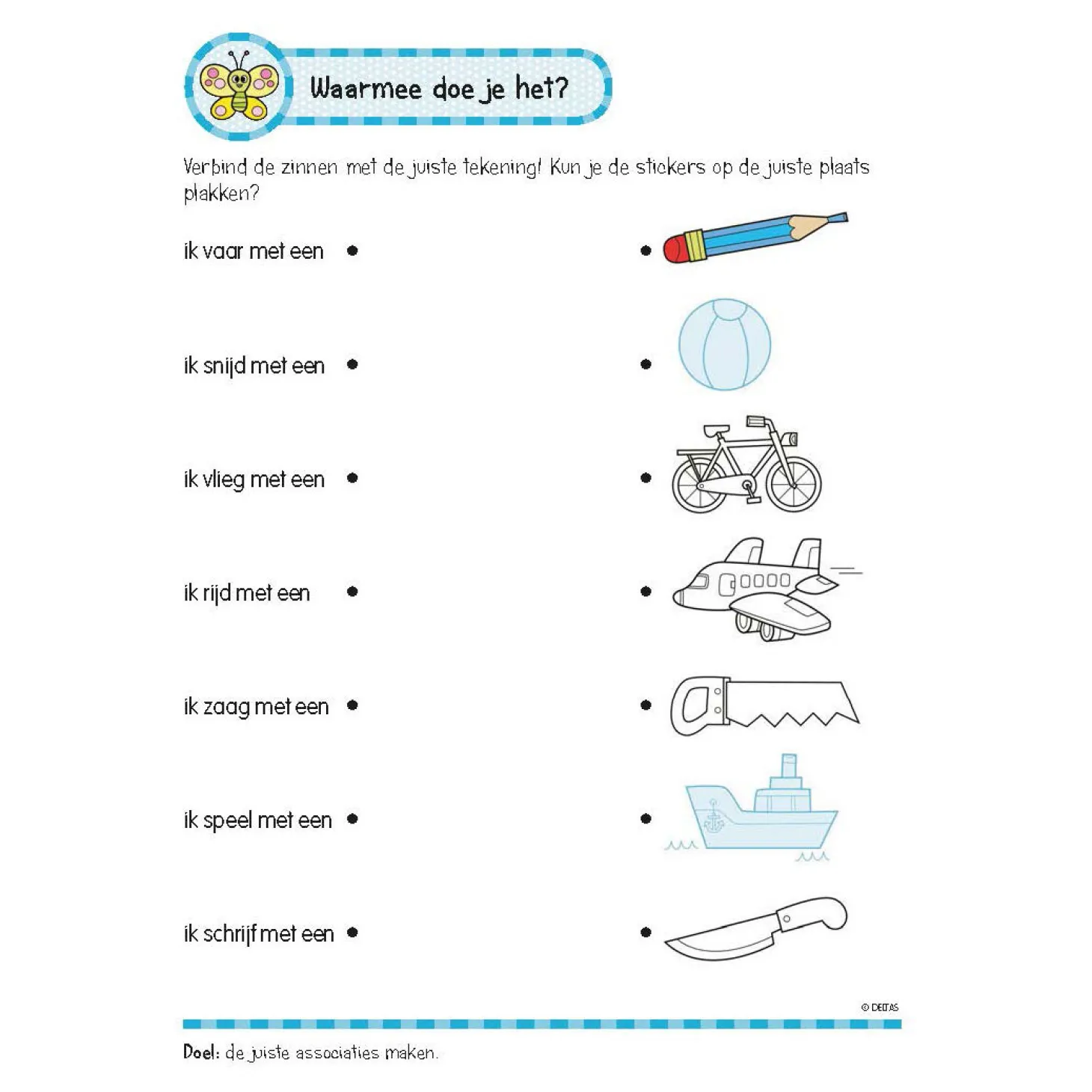 Oefenboek met Stickers - Leuke Leesoefeningen (6-7 jaar)