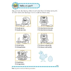 Oefenboek met Stickers - Leuke Leesoefeningen (6-7 jaar)