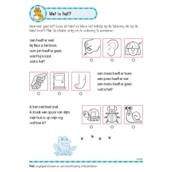 Oefenboek met Stickers - Leuke Leesoefeningen (6-7 jaar)