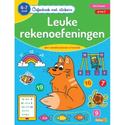 Oefenboek met Stickers - Leuke Rekenoefeningen (6-7 jaar)