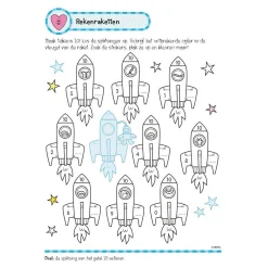 Oefenboek met Stickers - Leuke Rekenoefeningen (6-7 jaar)