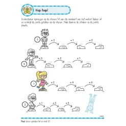 Oefenboek met Stickers - Leuke Rekenoefeningen (6-7 jaar)