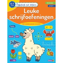 Oefenboek met Stickers - Leuke Schrijfoefeningen (6-7 jaar)