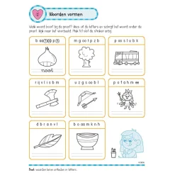 Oefenboek met Stickers - Leuke Schrijfoefeningen (6-7 jaar)