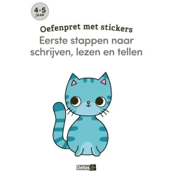 Oefenpret met Stickers Groep 1- Schrijven, Lezen, Tellen (4-5 jaar)