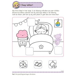 Oefenpret met Stickers Groep 1- Schrijven, Lezen, Tellen (4-5 jaar)