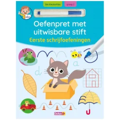 Oefenpret met uitwasbare stift - Eerste schrijfoefeningen