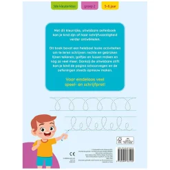 Oefenpret met uitwasbare stift - Eerste schrijfoefeningen