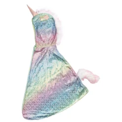 Omkeercape Eenhoorn Draak Regenboog, 5-6jr