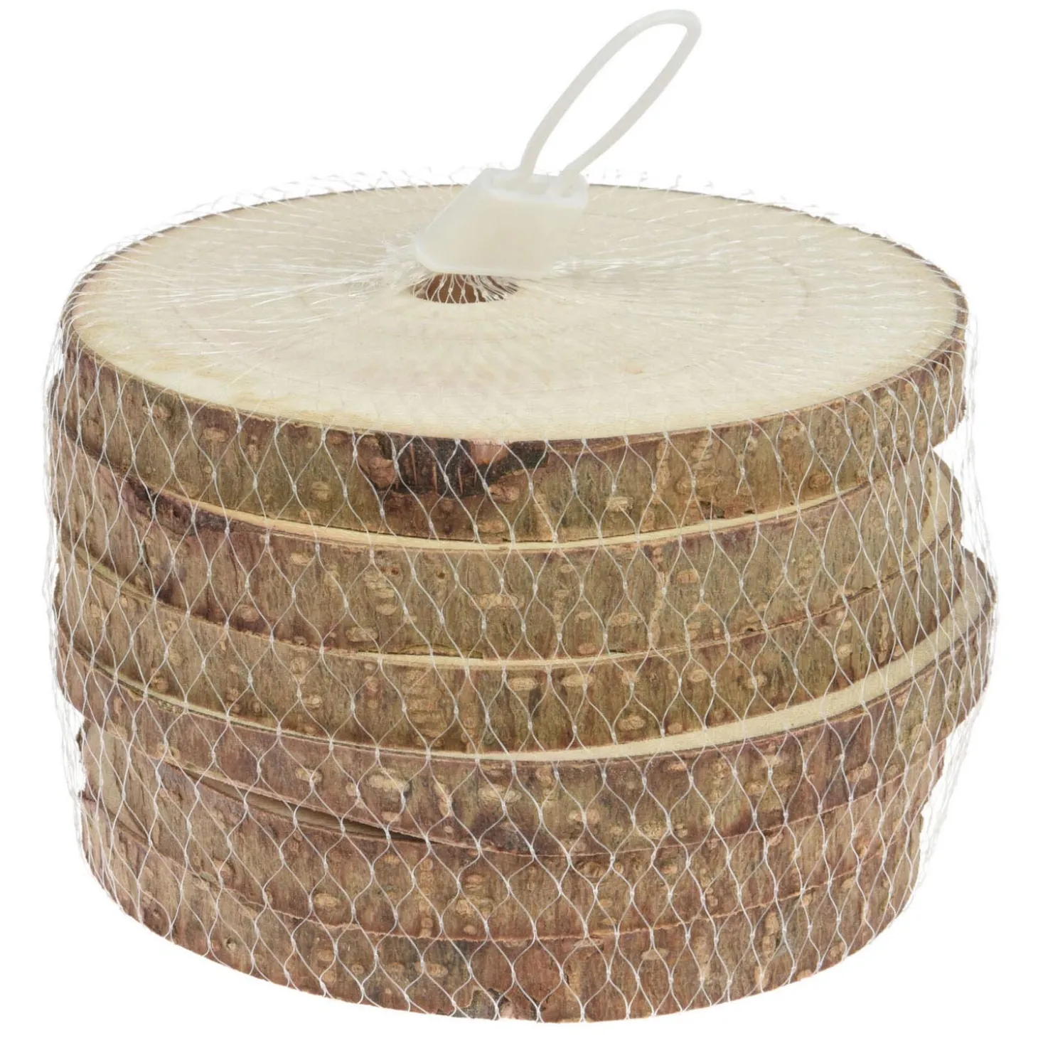 Onderzetters Boomschors Hout 11cm, 6st.