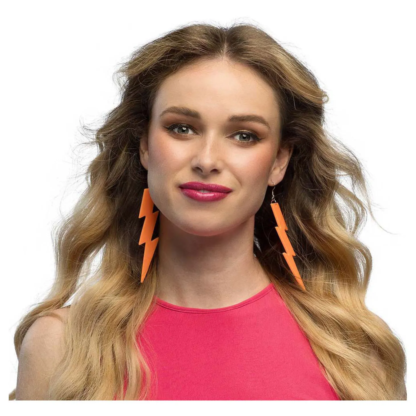 Oorbellen Flash Neon Oranje