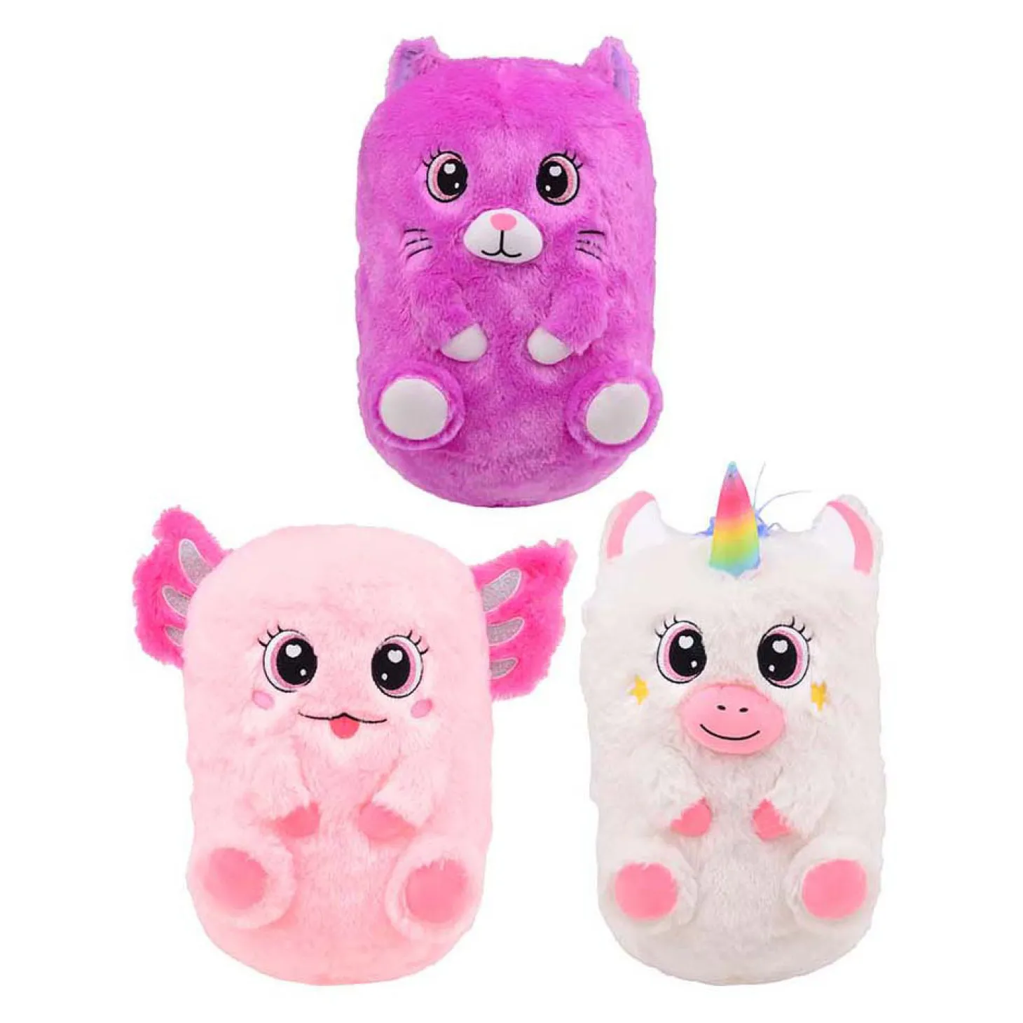 Opblaasbare Pluche KnuffelCutie met Pomp, 30cm