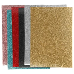 Opstrijkfolie Diverse Kleuren, 6 Vellen