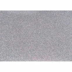 Opstrijkfolie Glitter Zilver, A5