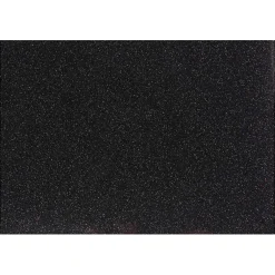 Opstrijkfolie Glitter Zwart, A5