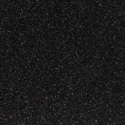 Opstrijkfolie Glitter Zwart, A5