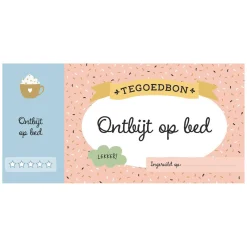 Originele Tegoedbonnen voor de liefste mama