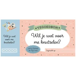 Originele Tegoedbonnen voor de liefste mama