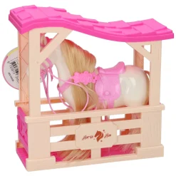 Paard in Stal - 17x16x5cm