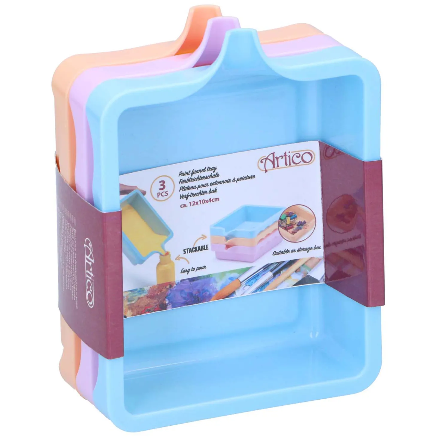 Palet Mengbakjes Verf, 3st.